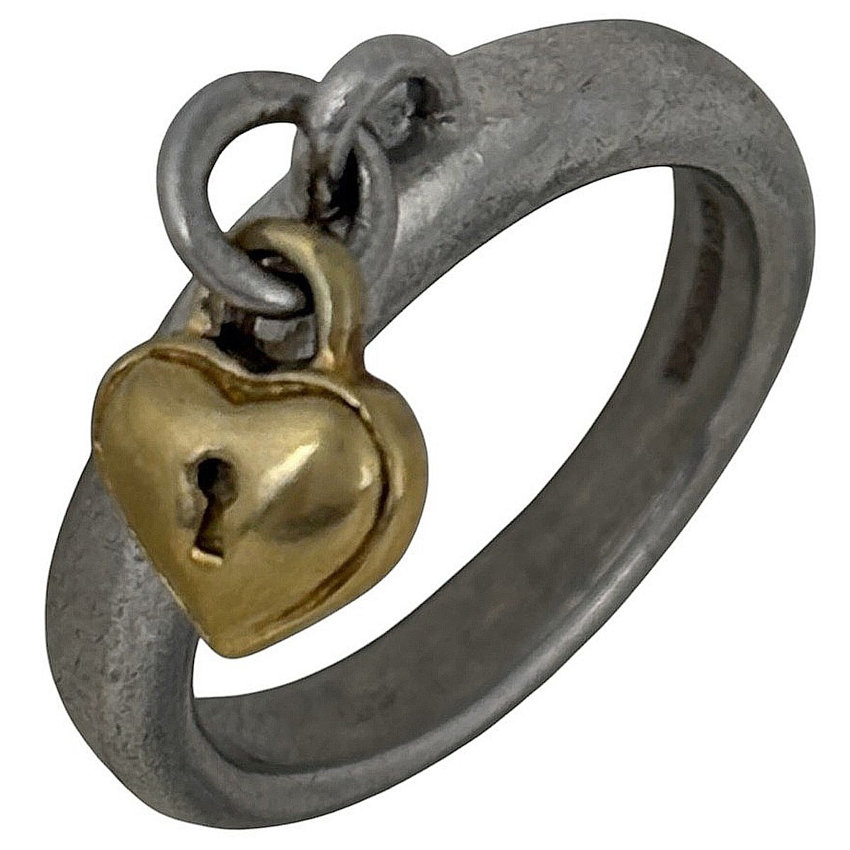 Tiffany & Co Heartlock Ring 750 Silver