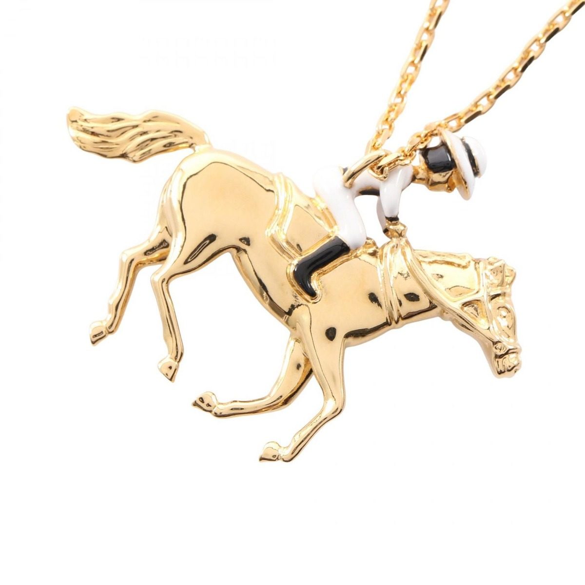 Chanel Necklace CC Logo Riding — view 2