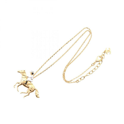 Chanel Necklace CC Logo Riding — view 3