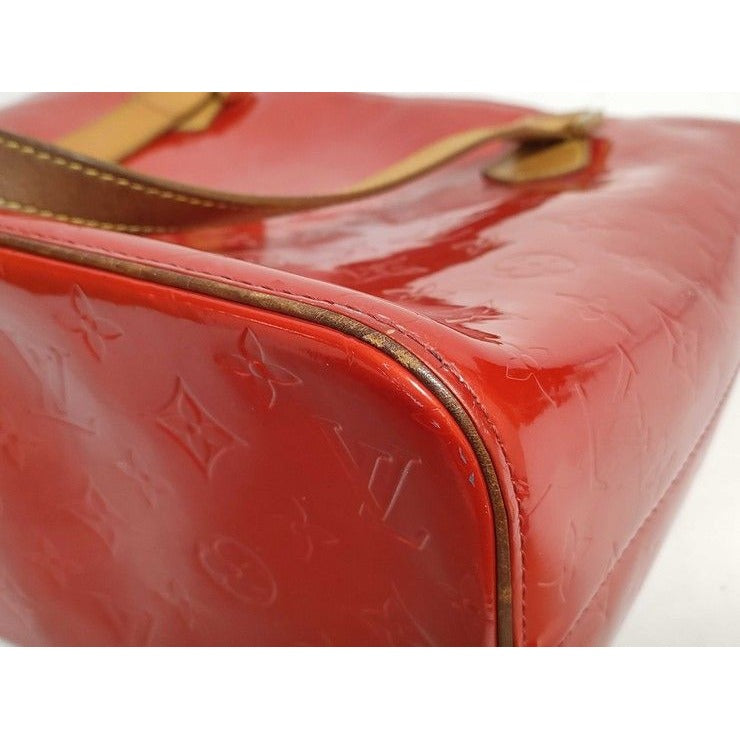 Louis Vuitton Handbag Houston Rouge Monogram Vernis Tote — view 7