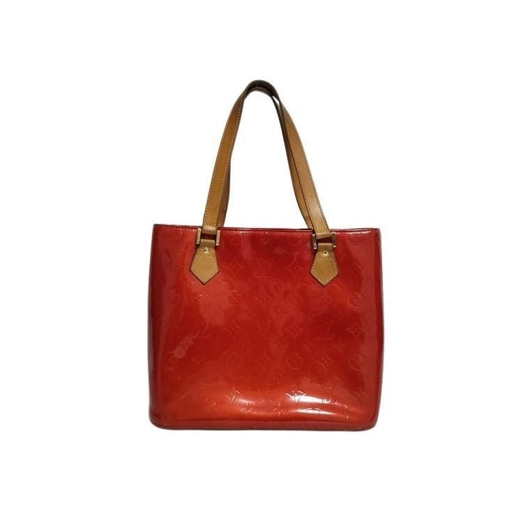 Louis Vuitton Handbag Houston Rouge Monogram Vernis Tote