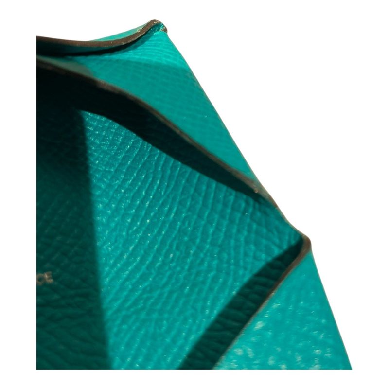 Hermes ⑤ Bastia Coin Case Unisex Green FREE