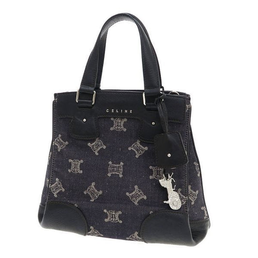 Celine Denim Handbag Canvas