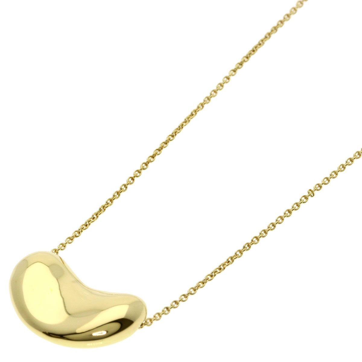 Tiffany & Co Bean Necklace 18k Yellow Gold