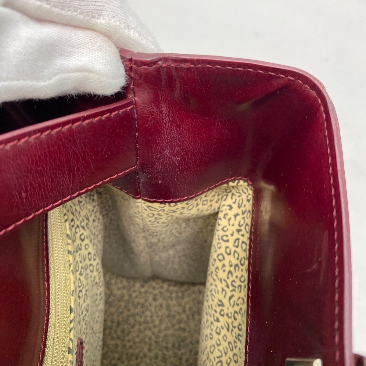 Cartier Shoulder Bag Panthère Leather Black Silver — view 16