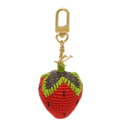 Louis Vuitton Bag Charm Berrylicious Crochet Key Holder Chain M02583