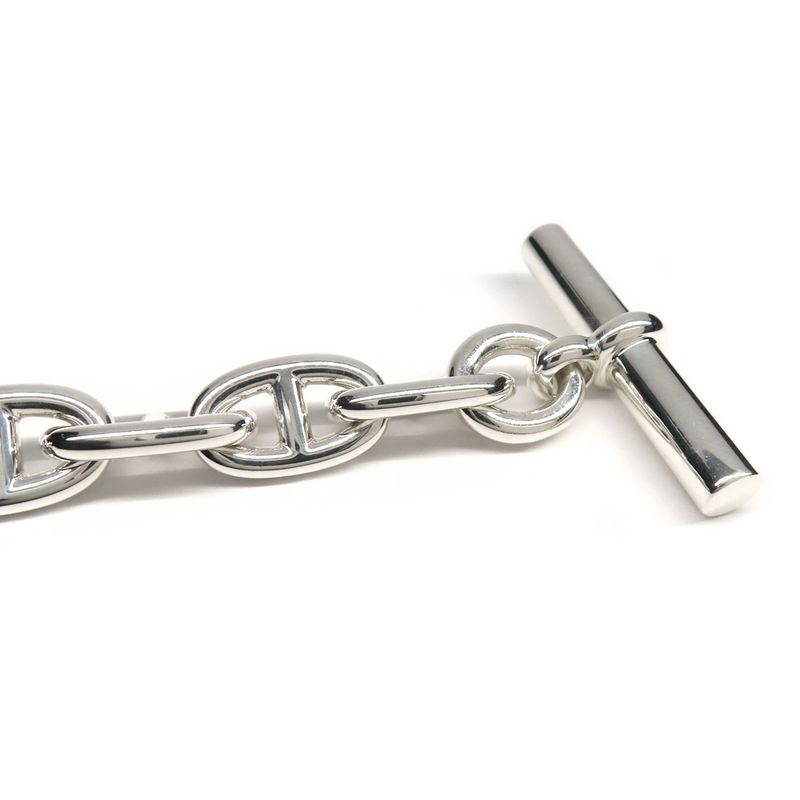 Hermes Bracelet Chaine D'ancre MM 13 Frames 13 Links Ag925 Silver -