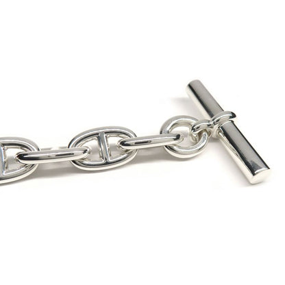 Hermes Bracelet Chaine D'ancre MM 13 Frames 13 Links Ag925 Silver -