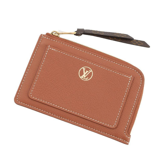 Louis Vuitton Card Case Monogram Calf Leather Holder Louki Wallet