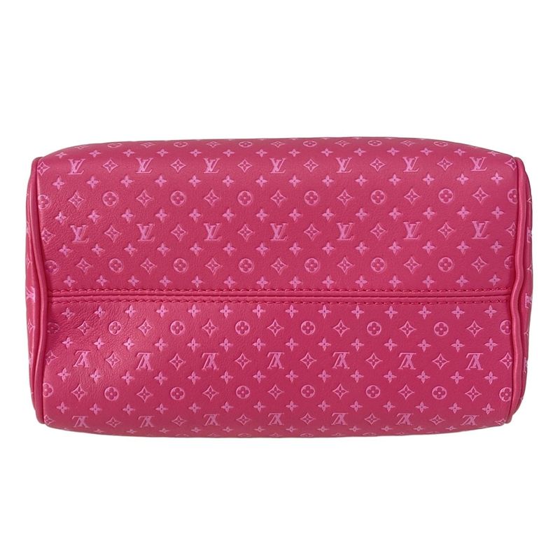 Louis Vuitton Handbag Nanogram Speedy Bandoliere 20 M22286 Rose Leather Cowhide