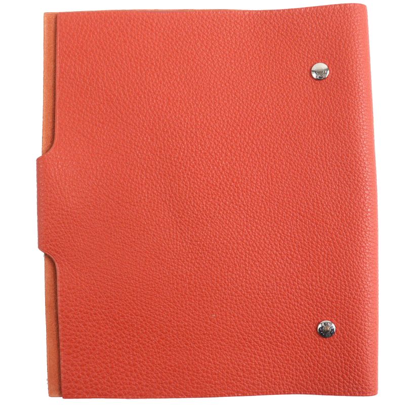 Hermes Ulysse MM Silver Hardware Togo Leather Notebook Cabas - Notebook Cabas -