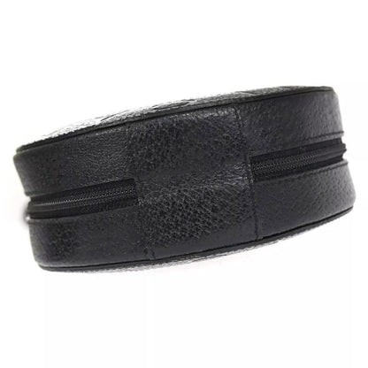 Bvlgari Bee Zero One Mini Shoulder Bag Logo Leather Black 80bs126