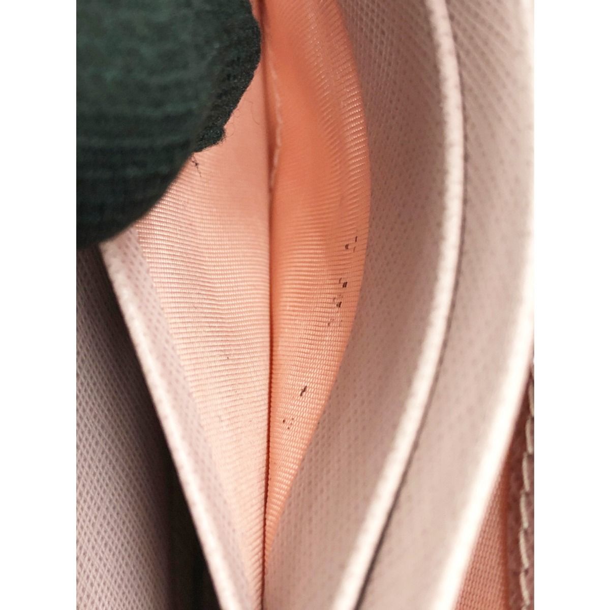 Prada Saffiano Ribbon Round Zipper Long Wallet 1ml506ztm Pink