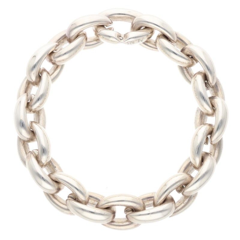 Hermes Acrobat GM Silver Bracelet Men's 20link