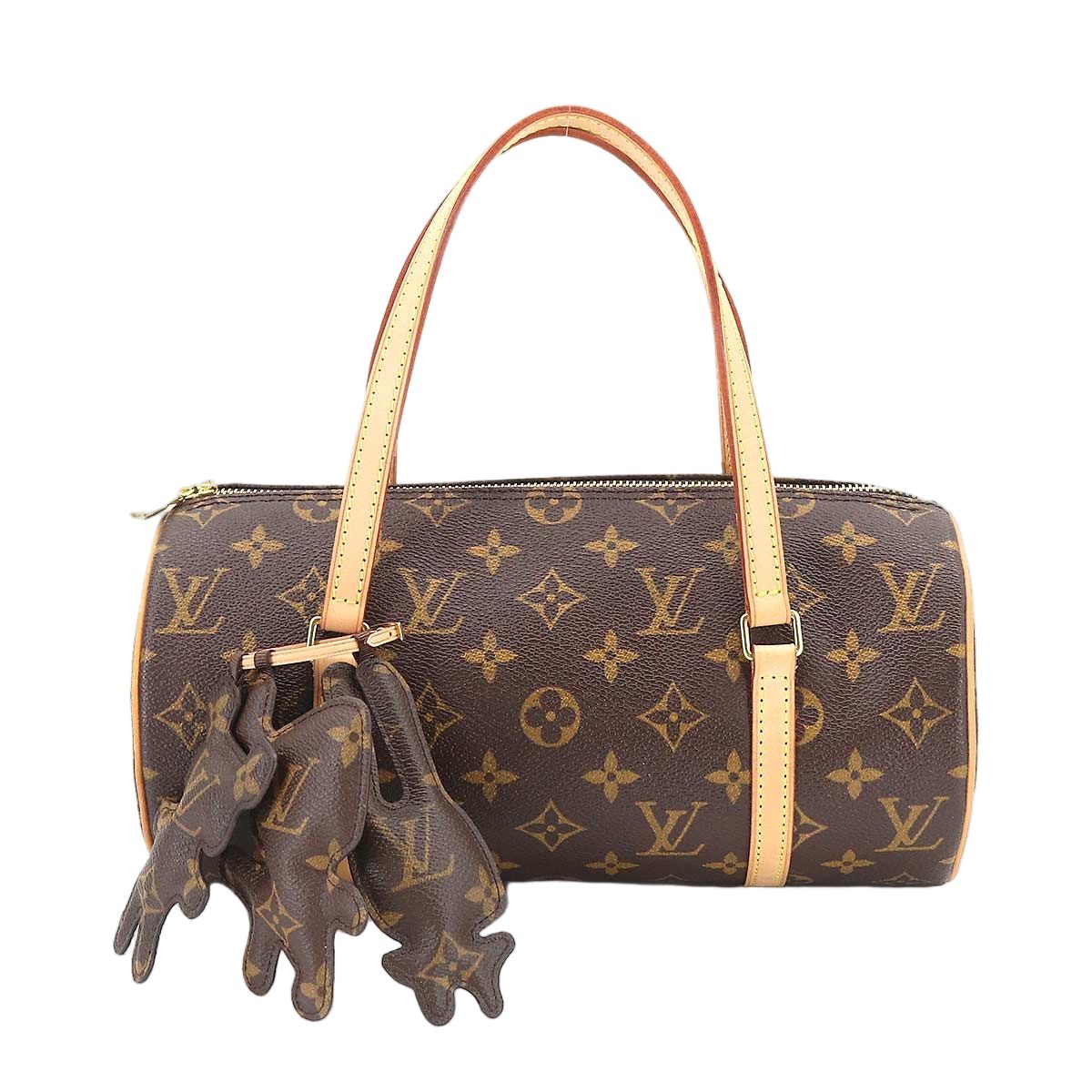 Louis Vuitton Monogram Comme Des Garcons Papillon 26 Hand Bag Gold