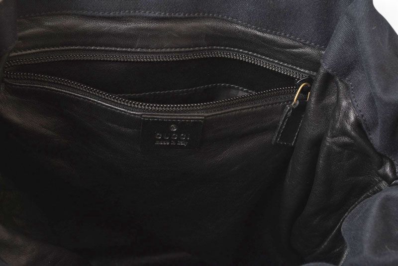 Gucci Shoulder Bag Vintage Gucci 2WAY One Shoulder Body Bag Black 92473