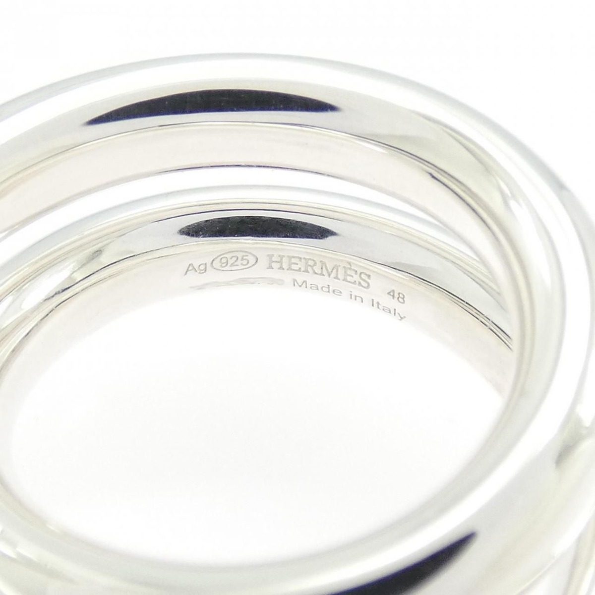 Hermes Vertiges Ring Silver — view 5