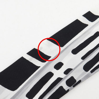 Louis Vuitton Bandeau Mp1834 Silk Black/white Women's Scarf