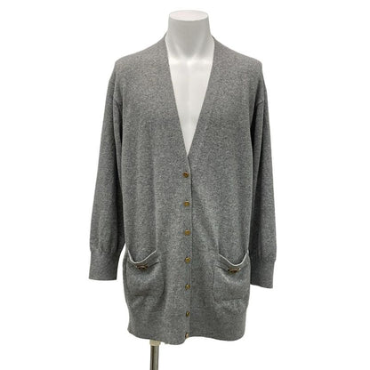 Louis Vuitton Cardigan Size S Men's - Rw212w FO2 Flkc08 Light Gray Long Sleeves
