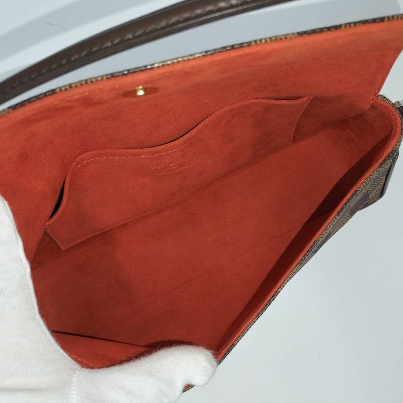 Louis Vuitton Recoleta Handbag Damier Ebène Brown N51299