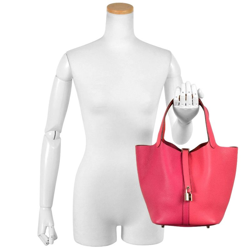 Hermes Picotin Lock Cazac Deux 22mm (087in) Handbag Taurillon Cles Mance