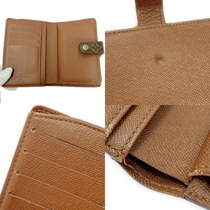 Louis Vuitton M61663 Monogram PVC Porte Monet Vier Viennois Brown 405922 Bifold