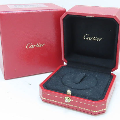 Cartier 2C Bouclecse Diamond Ring 18K Pink Gold 750 Pink Gold Diamond #53