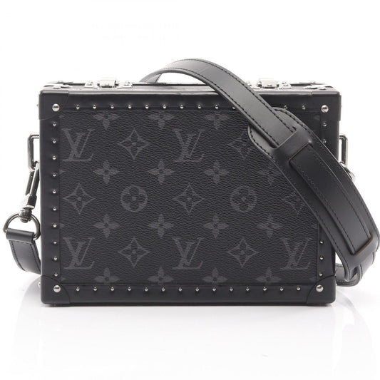 Louis Vuitton Shoulder Bag Clutch Box Canvas Leather