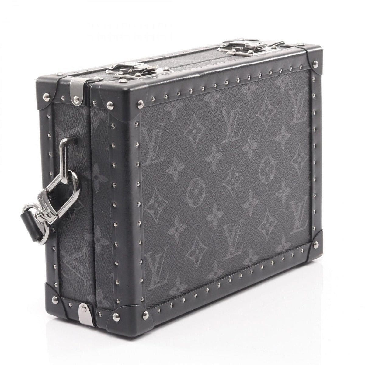 Louis Vuitton Shoulder Bag Clutch Box Canvas Leather — view 2