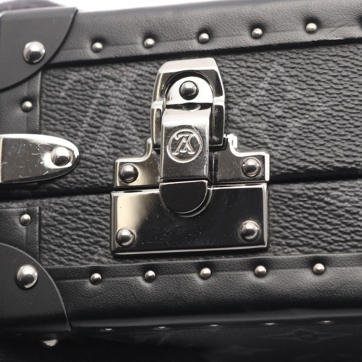 Louis Vuitton Shoulder Bag Clutch Box Canvas Leather — view 5