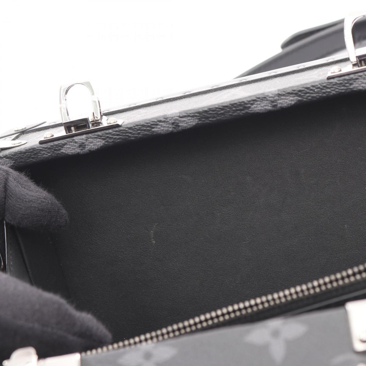 Louis Vuitton Shoulder Bag Clutch Box Canvas Leather — view 8