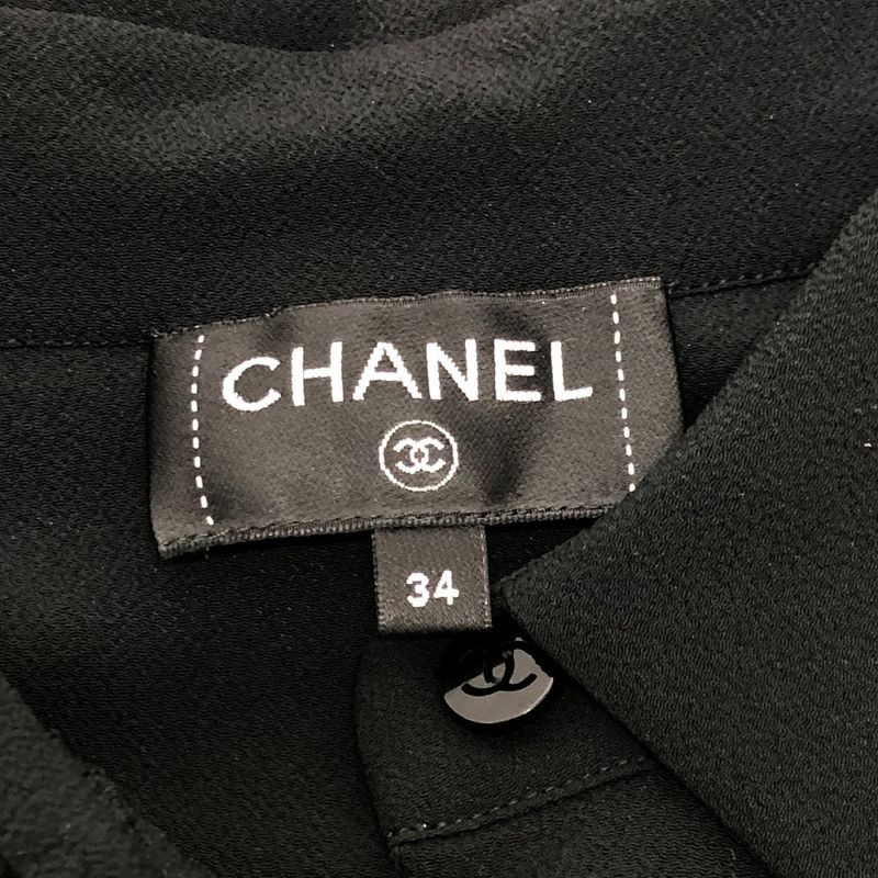 Chanel Blouse P80340 Cashmere Black
