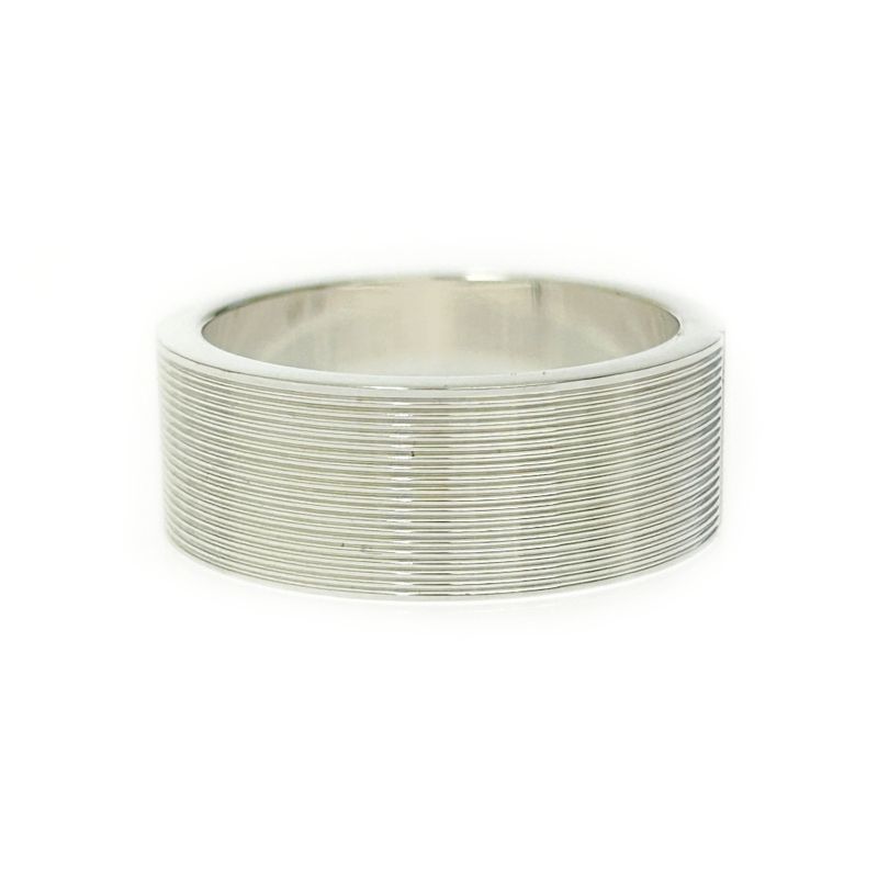 Gucci Silver Logo Ring 9.8g 925 Engraved 388658 Ring with Box