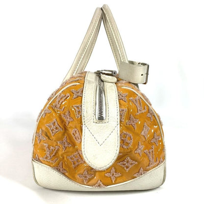 Louis Vuitton Shoulder Bag Speedy Round M40704 Enamel/leather Rose Pink