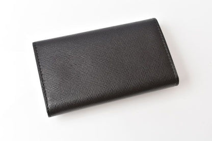 Prada Outlet Key Case Prada Key Holder 2m0025 Saffiano Corner Shape Push