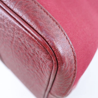 Hermes Garden Party PM Toile Officier Red □L Ladies Handbag