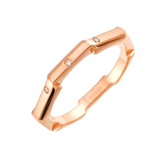 Gucci Link to Love Ring Diamond 18k PG Pink Gold 750