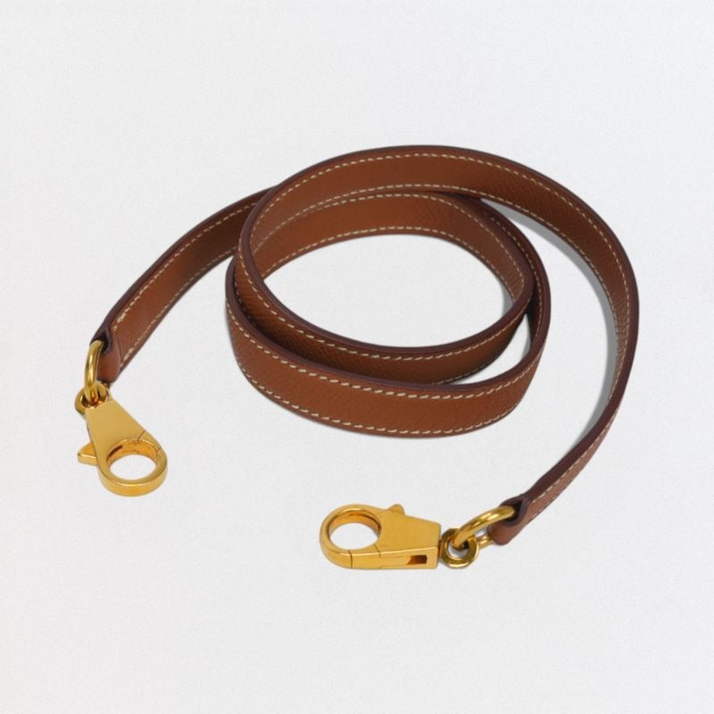 Hermes Shoulder Strap Others Epson Gold Brown Hardware Bag Kelly