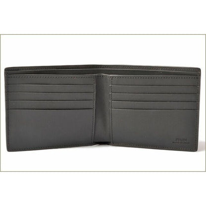 Fendi Wallet Fold Billfold 7 M0169 Vocabulary Strawberry Black — view 2