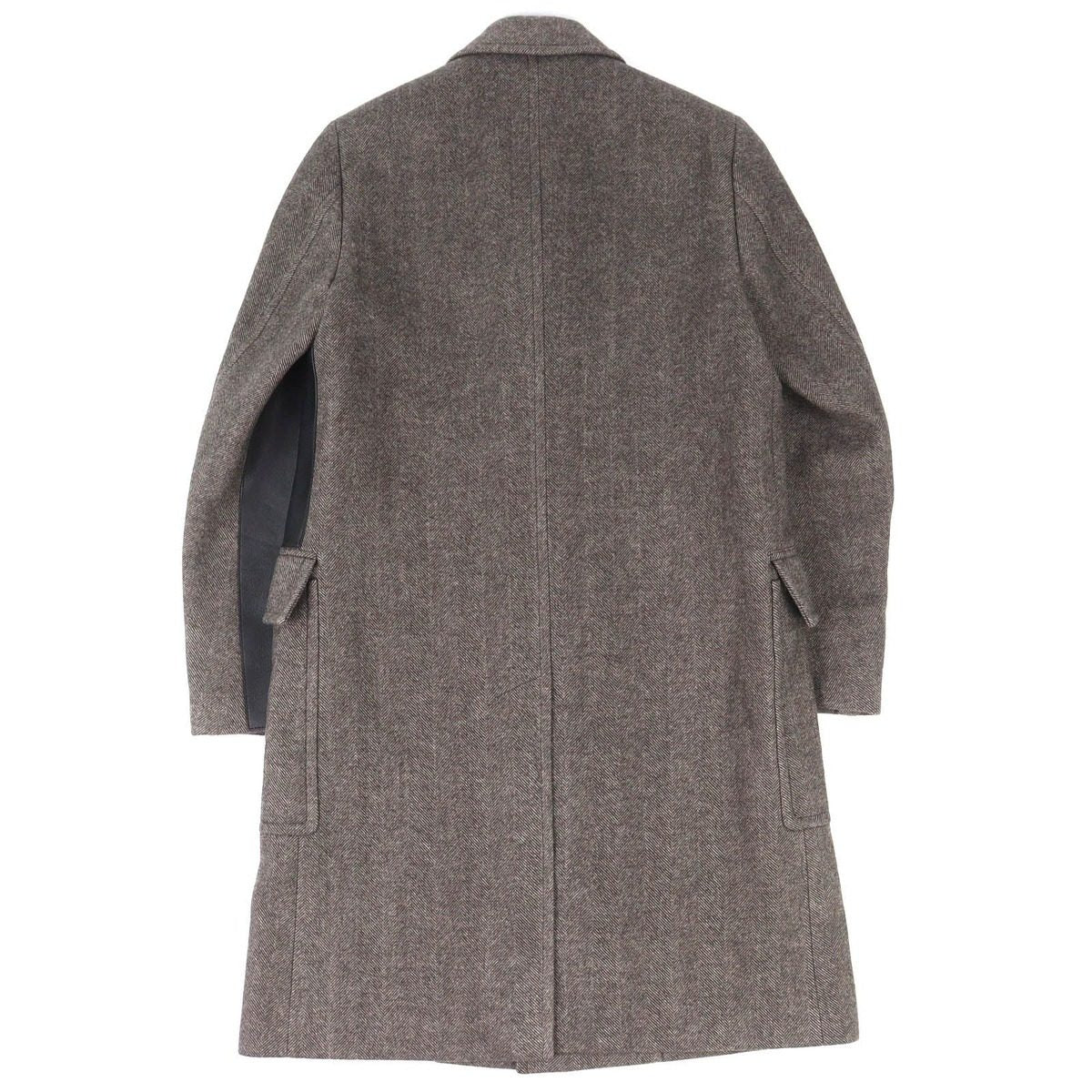 Hermes Wool Single Chest Star Coat Brown 46 Garment Recommended — view 2