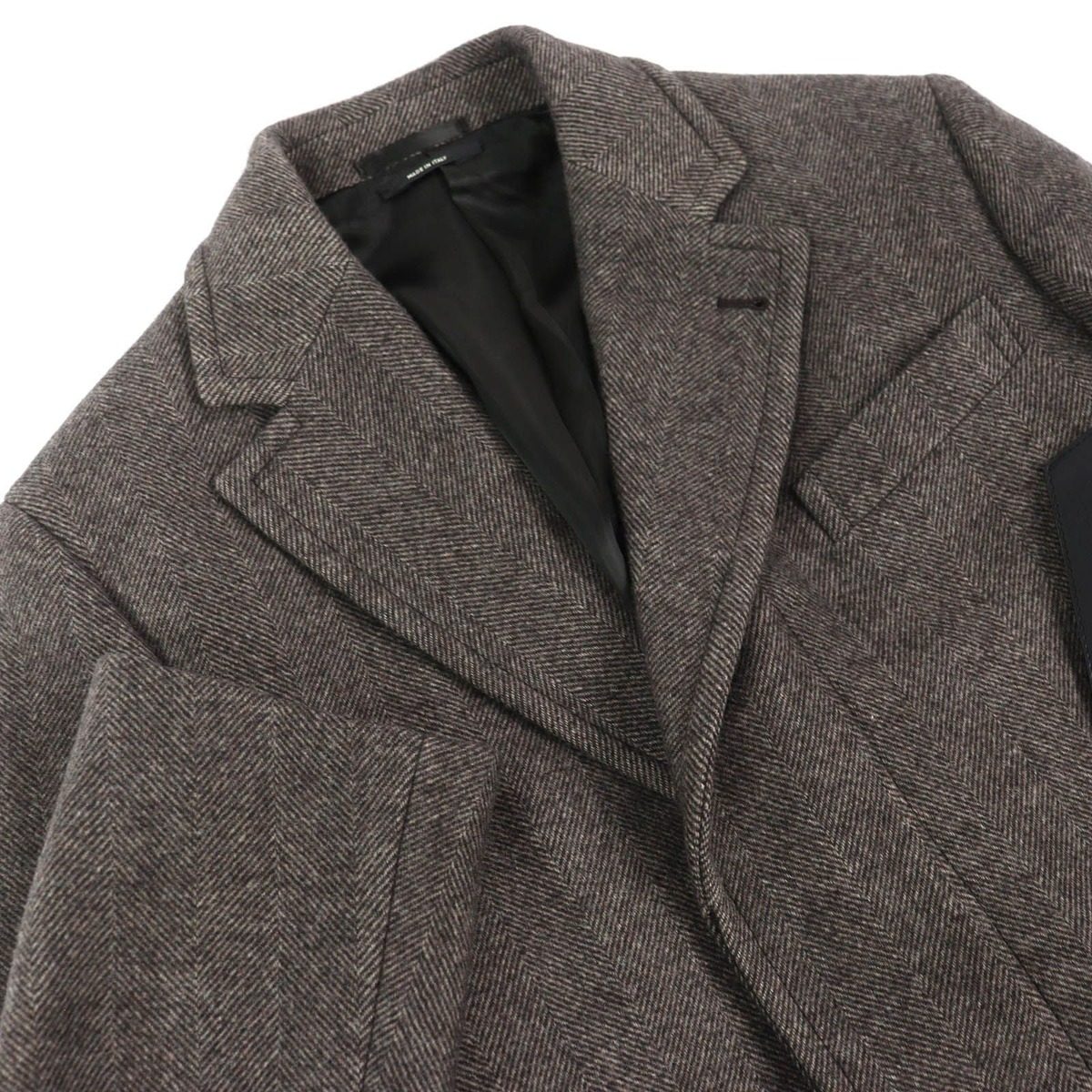 Hermes Wool Single Chest Star Coat Brown 46 Garment Recommended — view 4