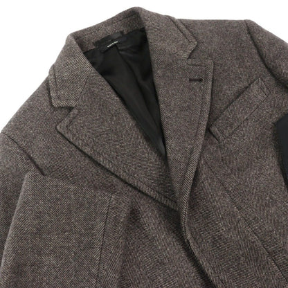 Hermes Wool Single Chest Star Coat Brown 46 Garment Recommended — view 4
