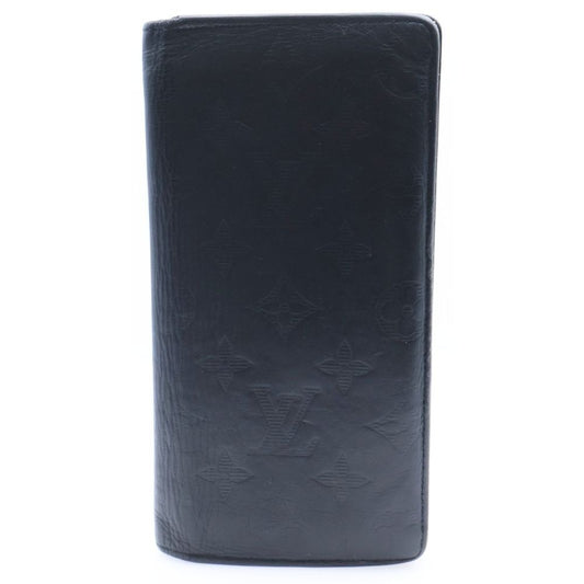 Louis Vuitton Monogram Shadow Portefeuille Brother Wallet Black