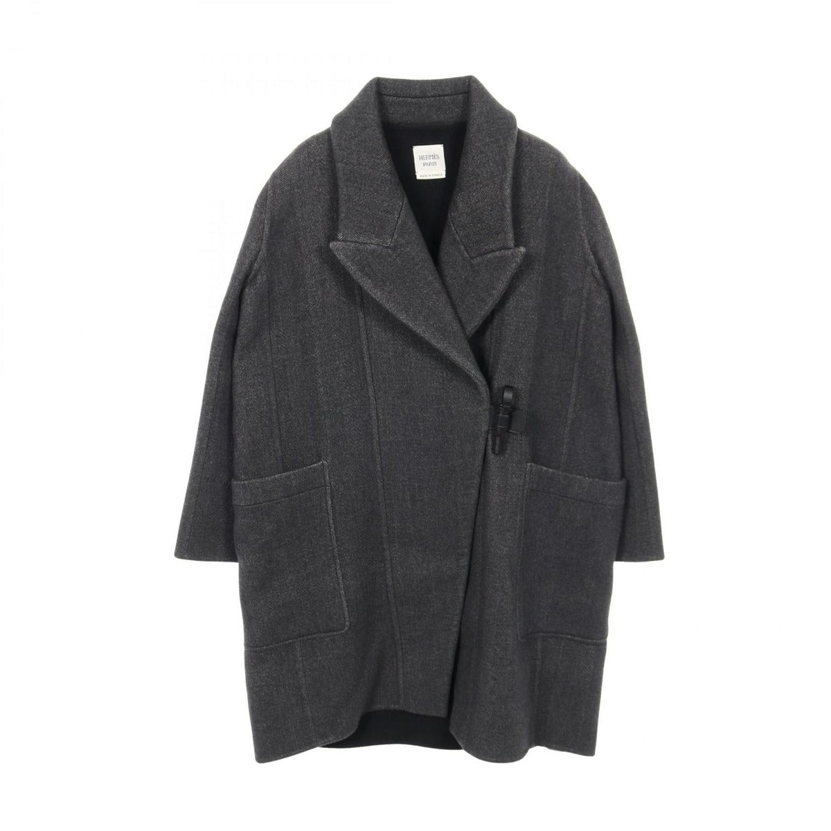 Hermes Gray Cashmere Coat