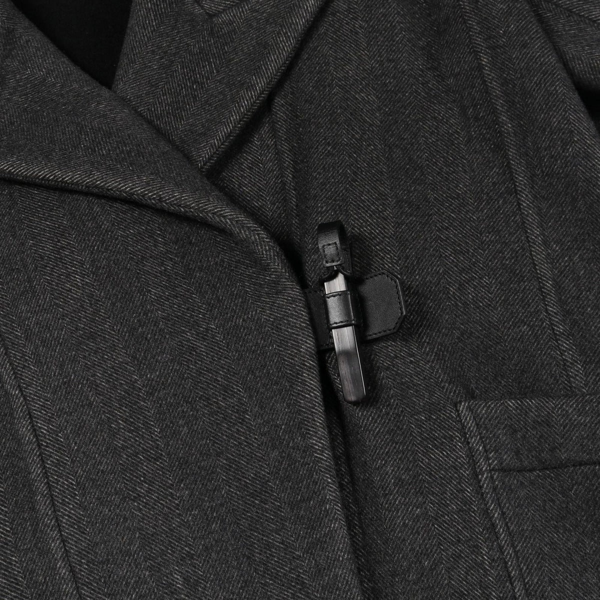 Hermes Gray Cashmere Coat — view 6