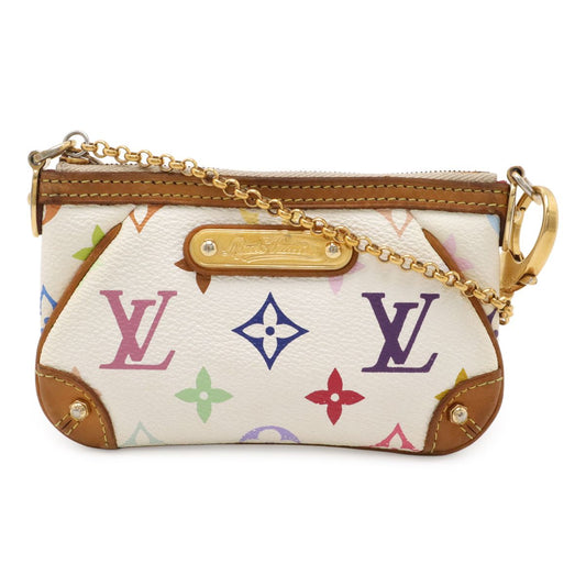Louis Vuitton Monogram Multicolor Pochette Mira PM Chain Accessory Pouch Bron
