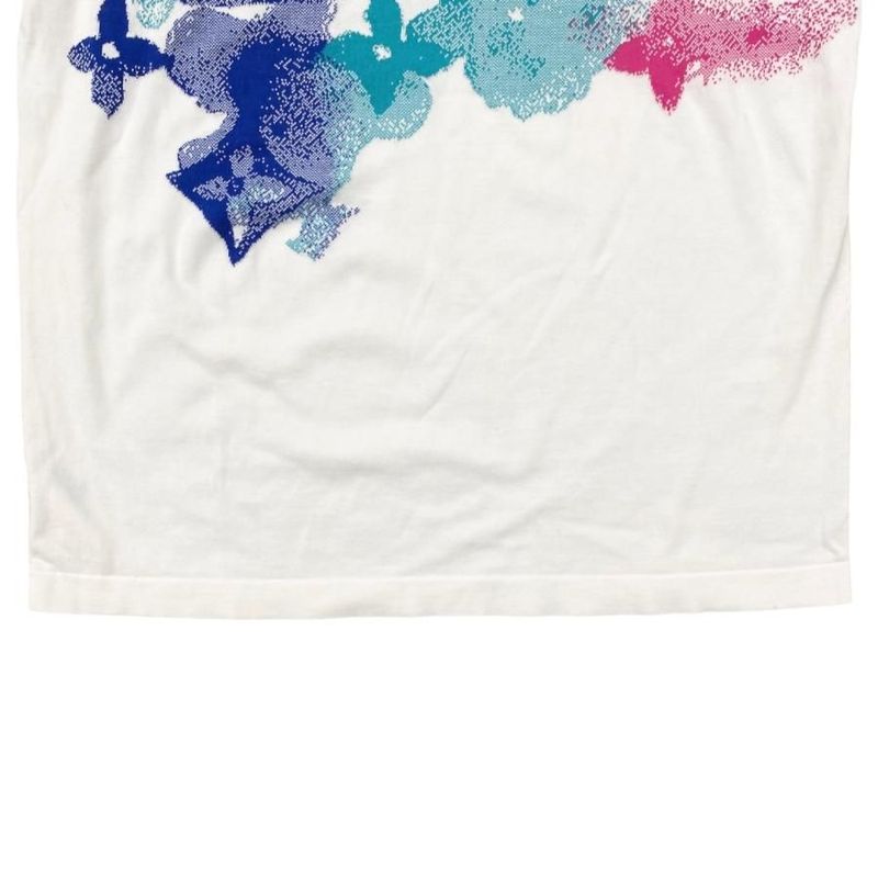 Louis Vuitton Short Sleeve T-Shirt Virgil Abloh Water Color Monogram Rm211v Zlw