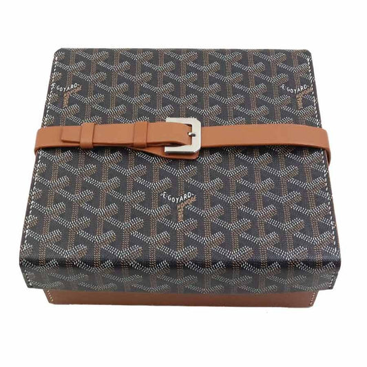 Goyard Watch Case Leather Canvas
