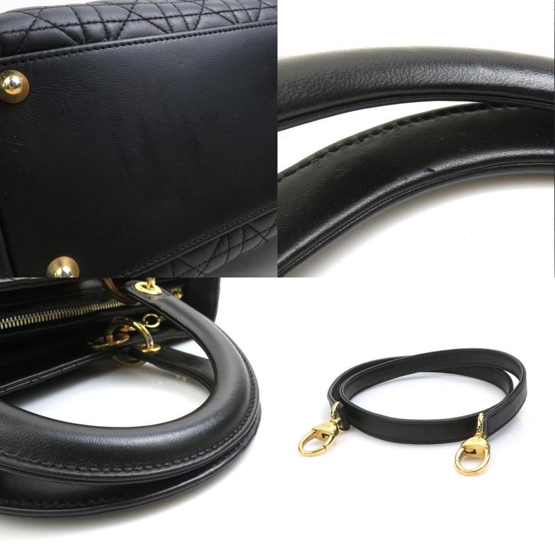 Christian DIOR Shoulder Bag Handbag Lady Dior