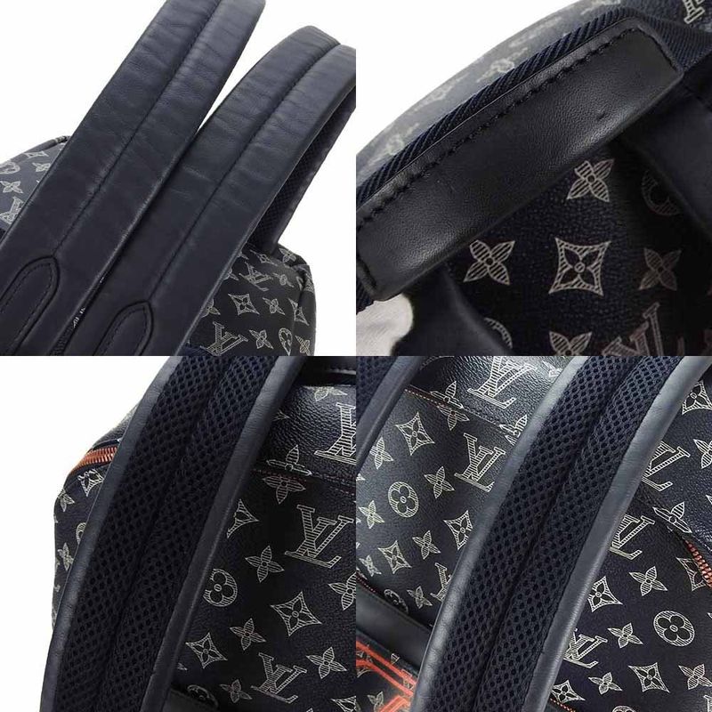 Louis Vuitton Backpack Daypack Apollo M43676 Upside Down Monogram Canvas Navy